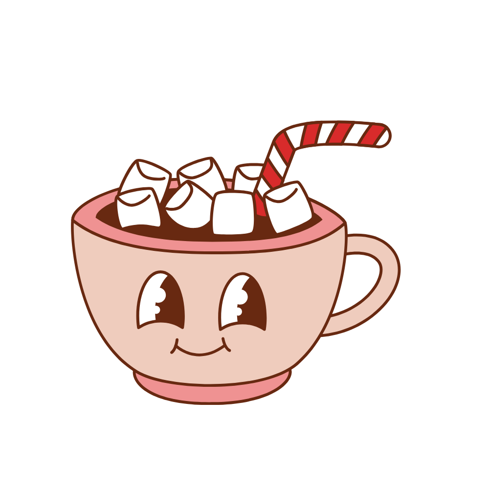 Bügelbild Hot Chocolate