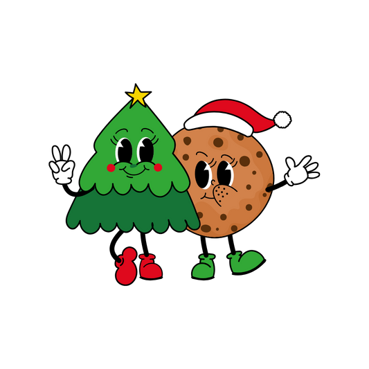 Bügelbild Cookie and Tree