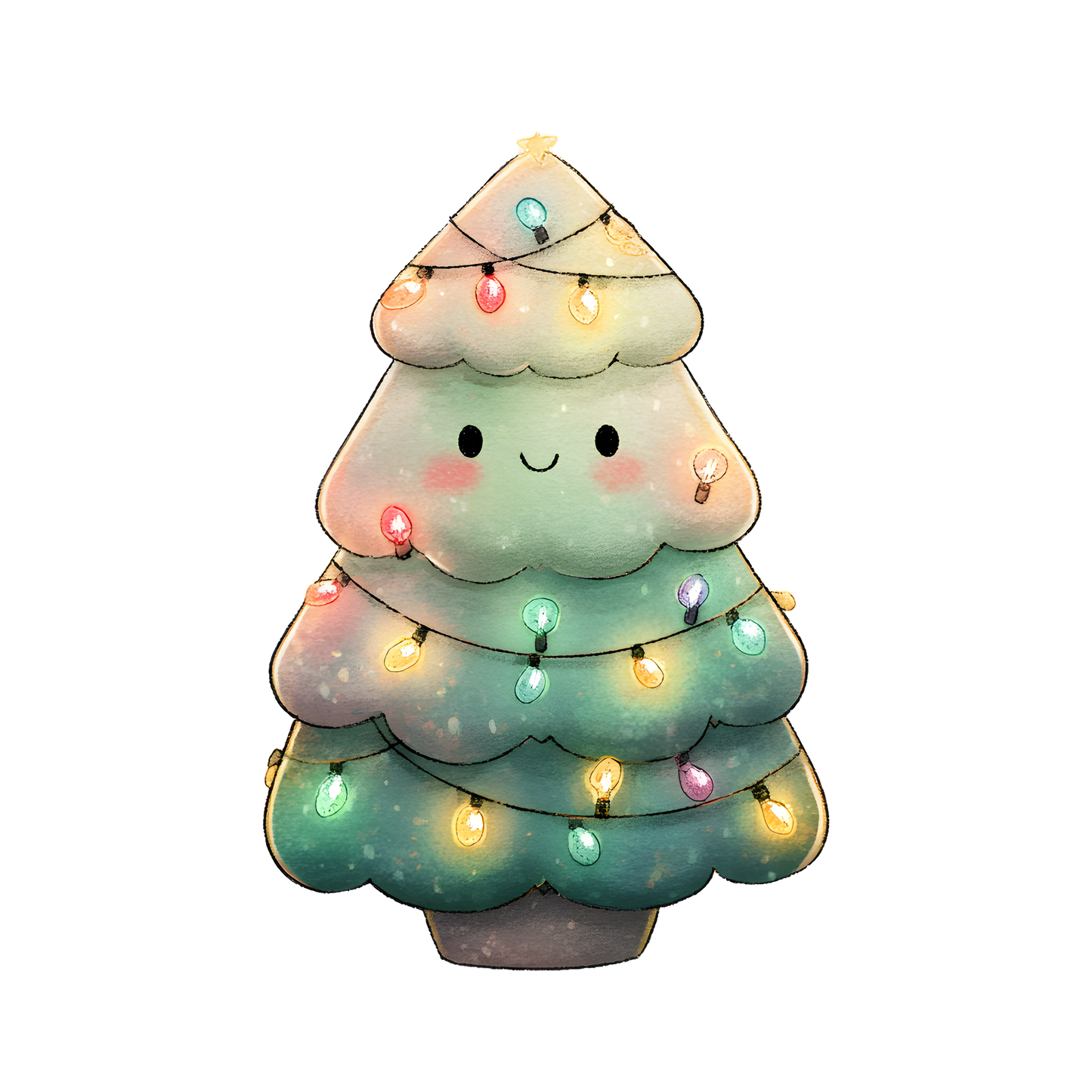 Bügelbild Weihnachtsbaum