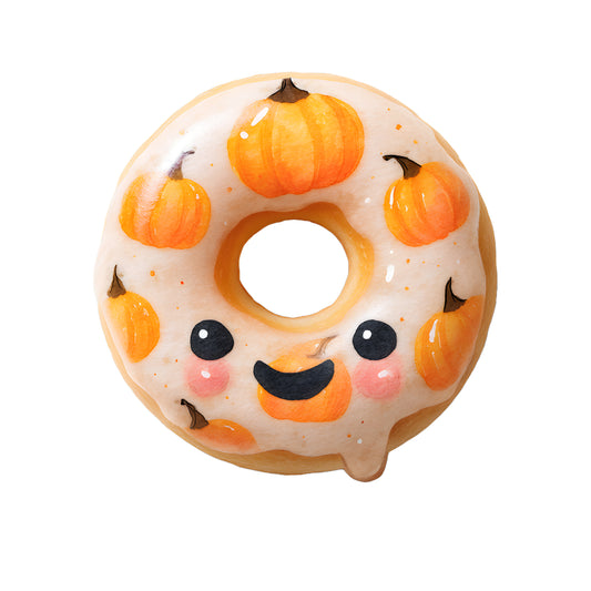Bügelbild-Halloween Donut