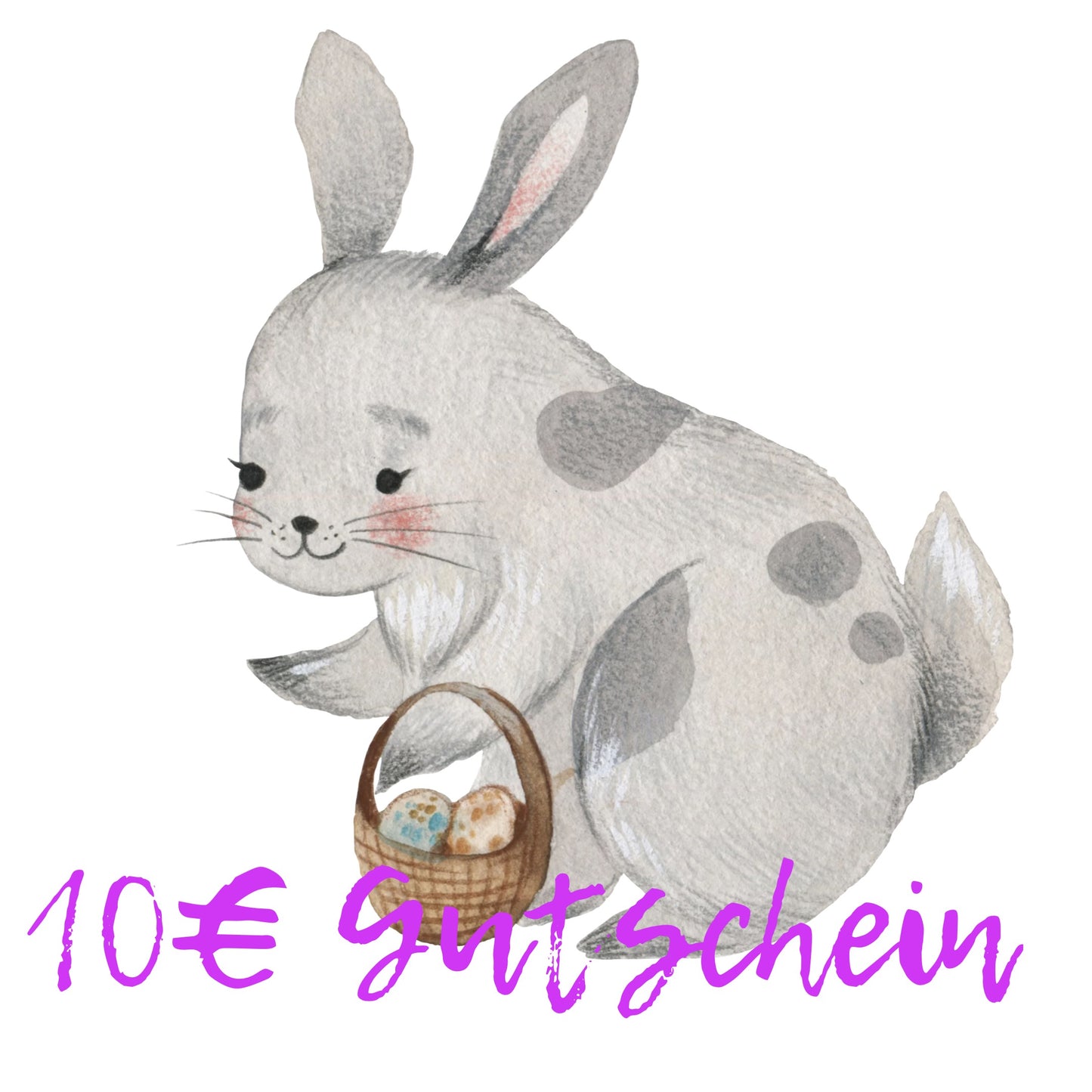 Bügelbild Cooler Hase