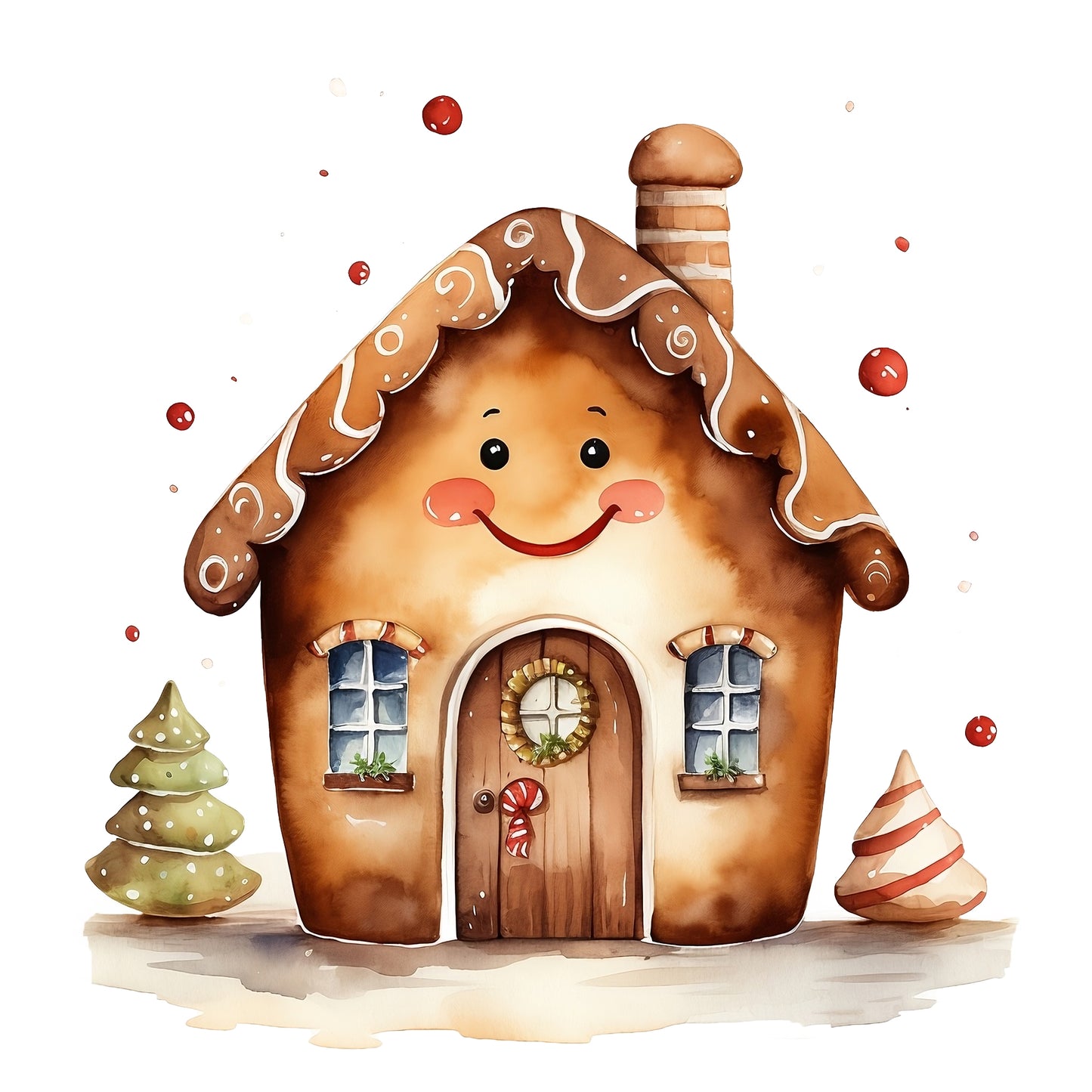 Bügelbild Lebkuchenhaus