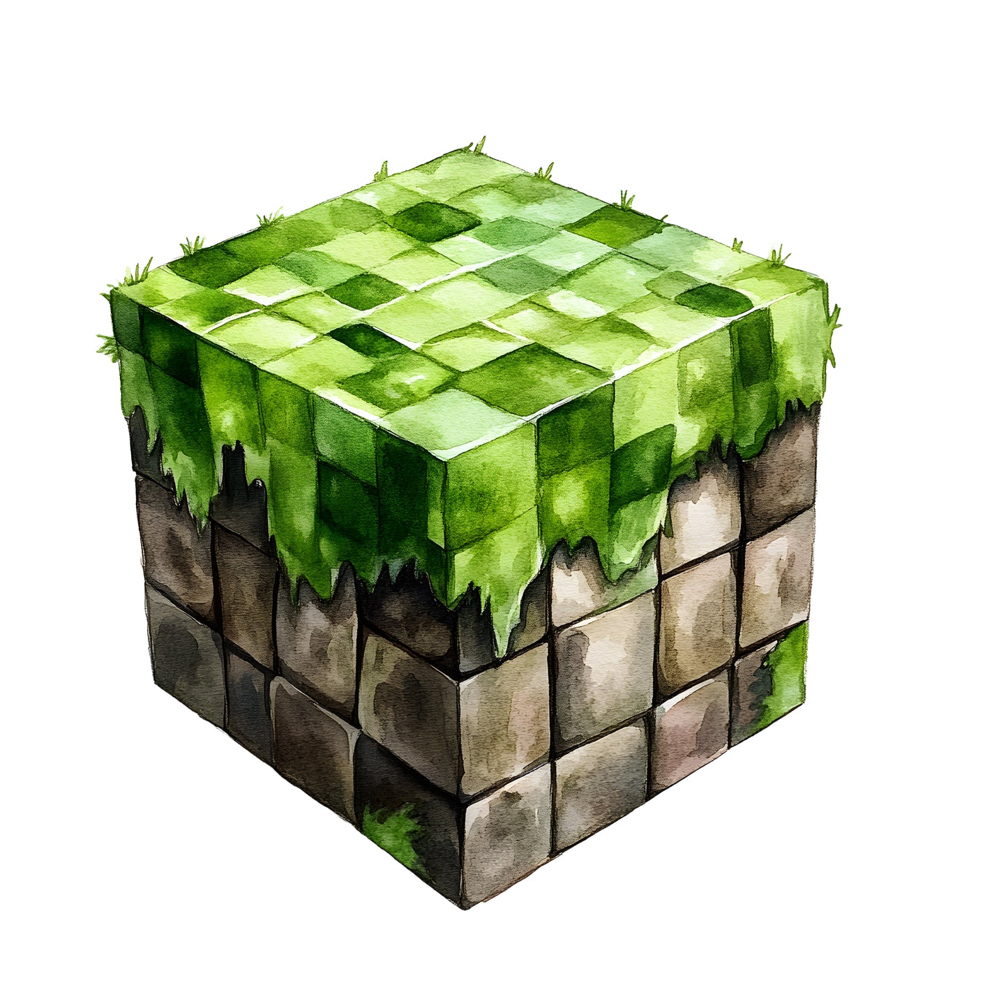 Bügelbild Block