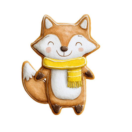 Bügelbild-Cookie Fuchs