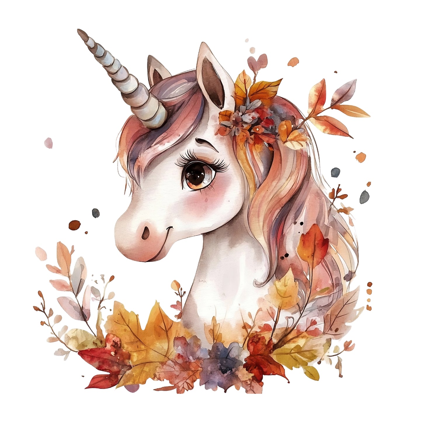 Bügelbild Herbstpferd