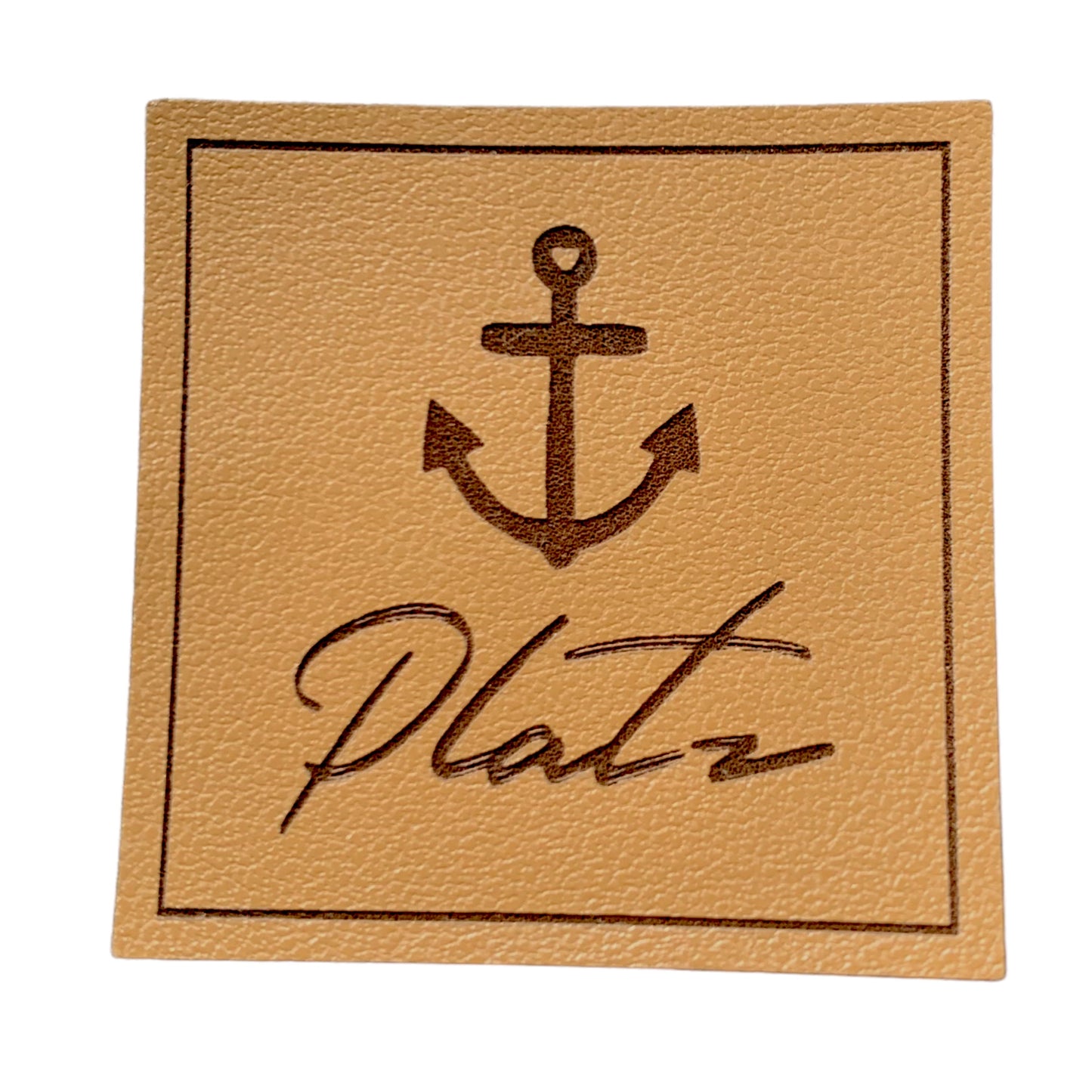 Kunstleder Patch Anker Platz