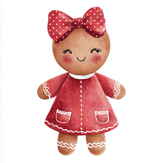 Bügelbild Lebkuchenmädchen