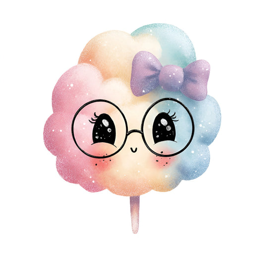 Bügelbild Zuckerwatte