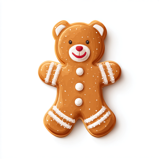 Bügelbild Lebkuchenbär