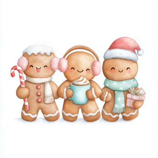 Bügelbild Lebkuchenbande