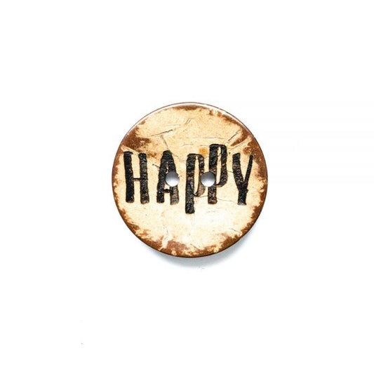 Set Kokosknopf Happy 25 mm