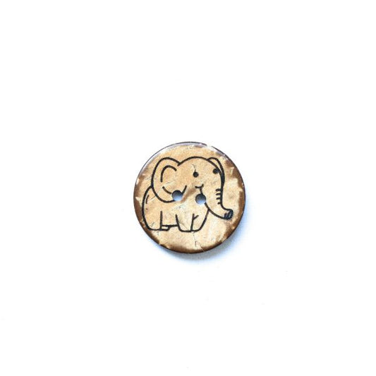 Set Kokosknopf Elefant 25 mm