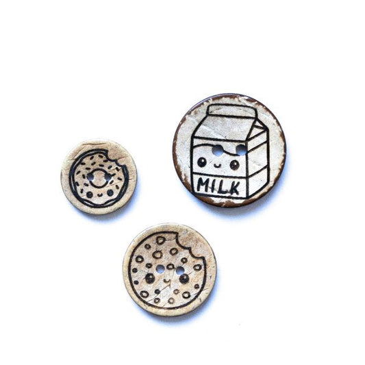Set Kokosknopf Milk and Cookie 20-30 mm