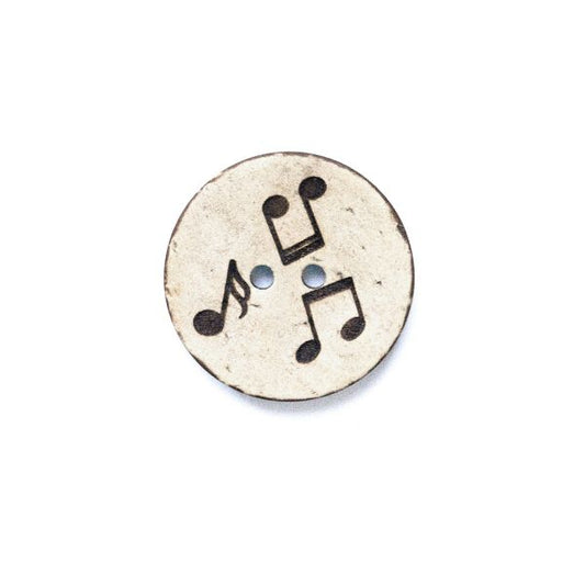 Set Kokosknopf Musiknoten 30 mm