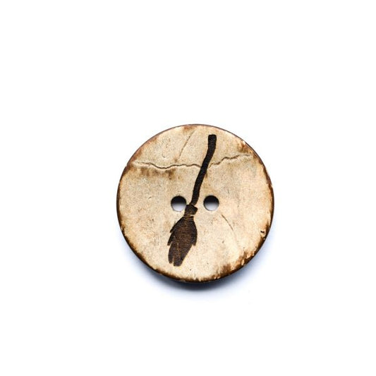 Set Kokosknopf Hexenbesen 30 mm