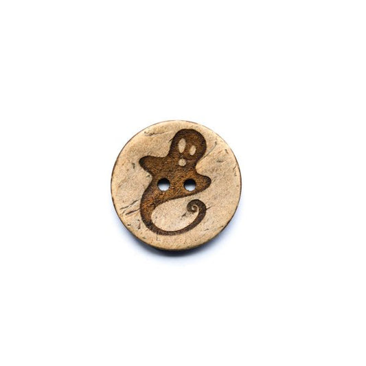 Set Kokosknopf Gruseliger Geist 25 mm