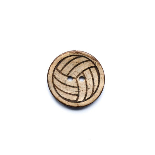 Set Kokosknopf Volleyball 25 mm