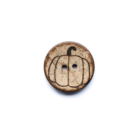 Set Kokosknopf Kürbis 25 mm