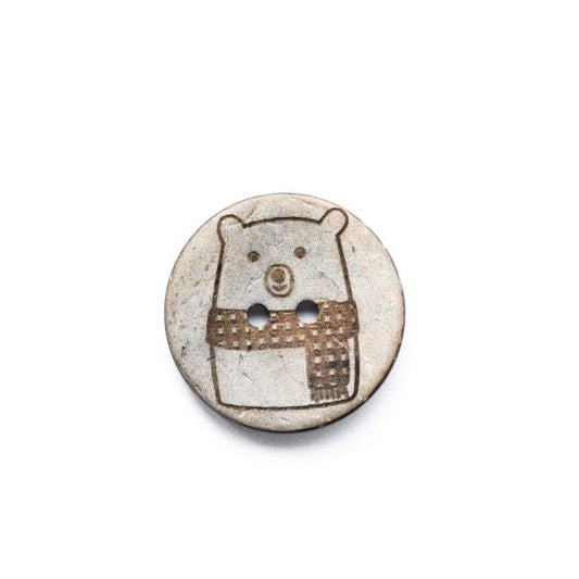 Set Kokosknopf Eisbär 25 mm