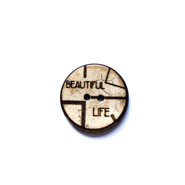 Set Kokosknopf Beautiful Life 25 mm