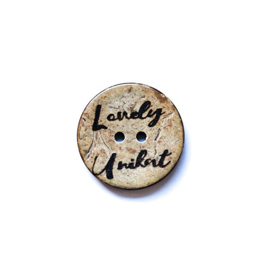 Set Kokosknopf Lovely Unikat 25 mm