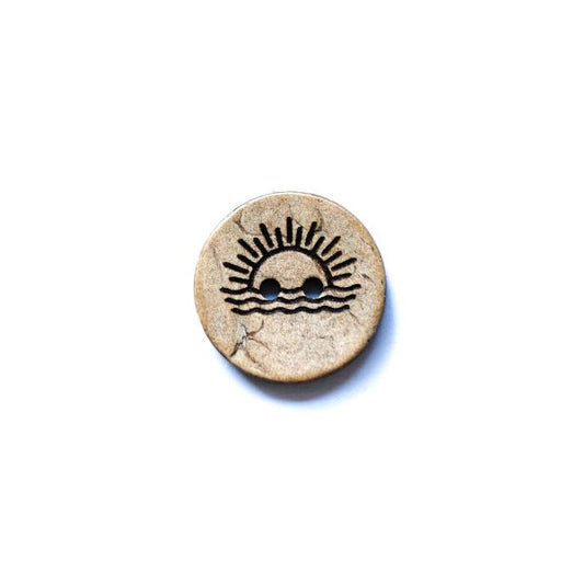 Set Kokosknopf Sonnenaufgang 20 mm