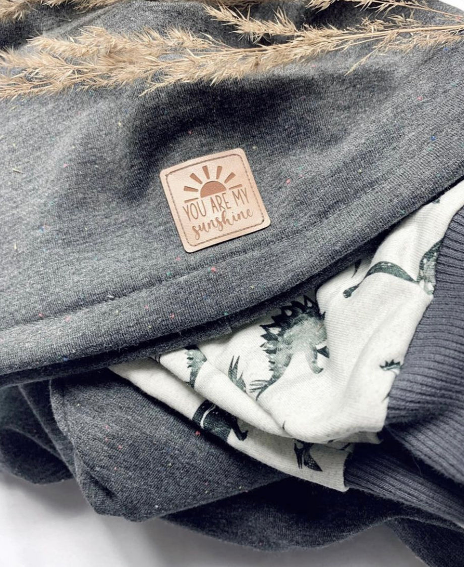 Kunstleder Patch mit you are my sunshine