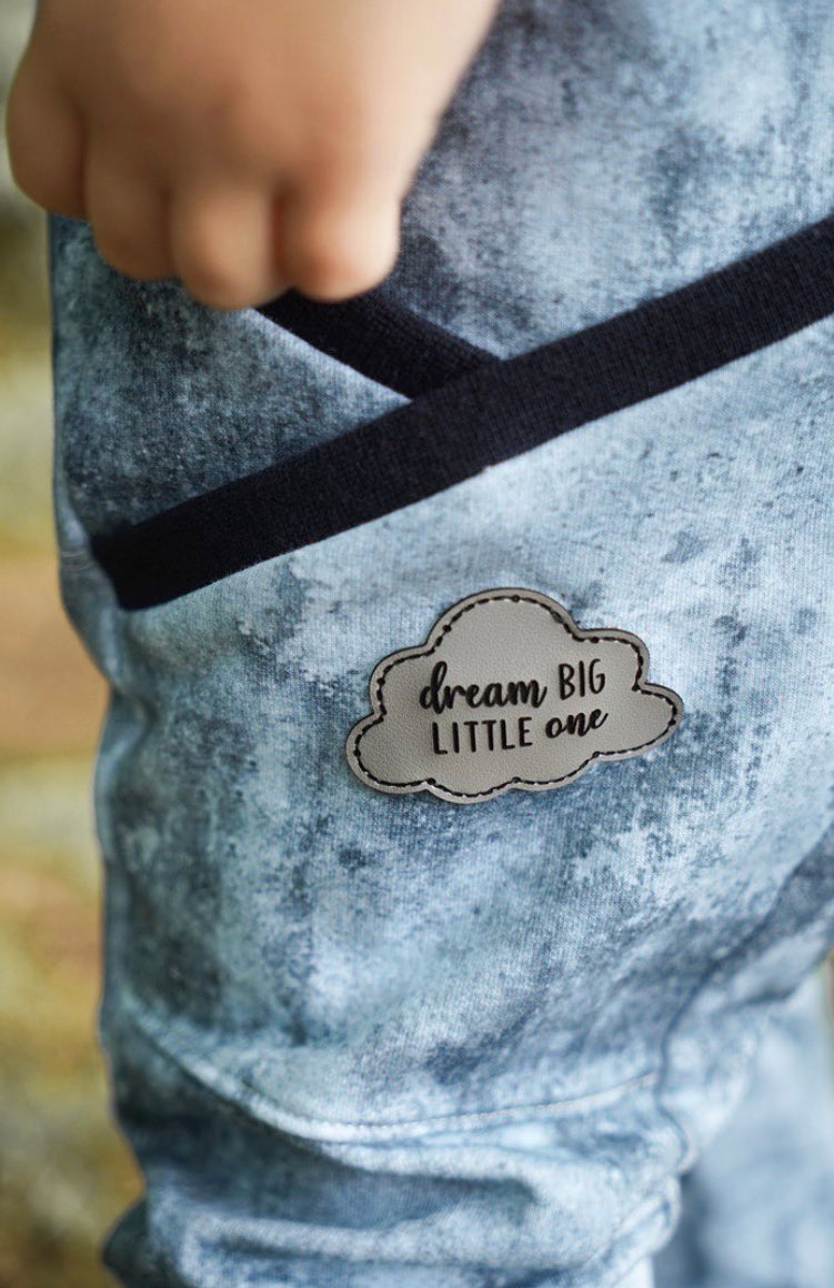 Kunstleder Patch Dream big little one