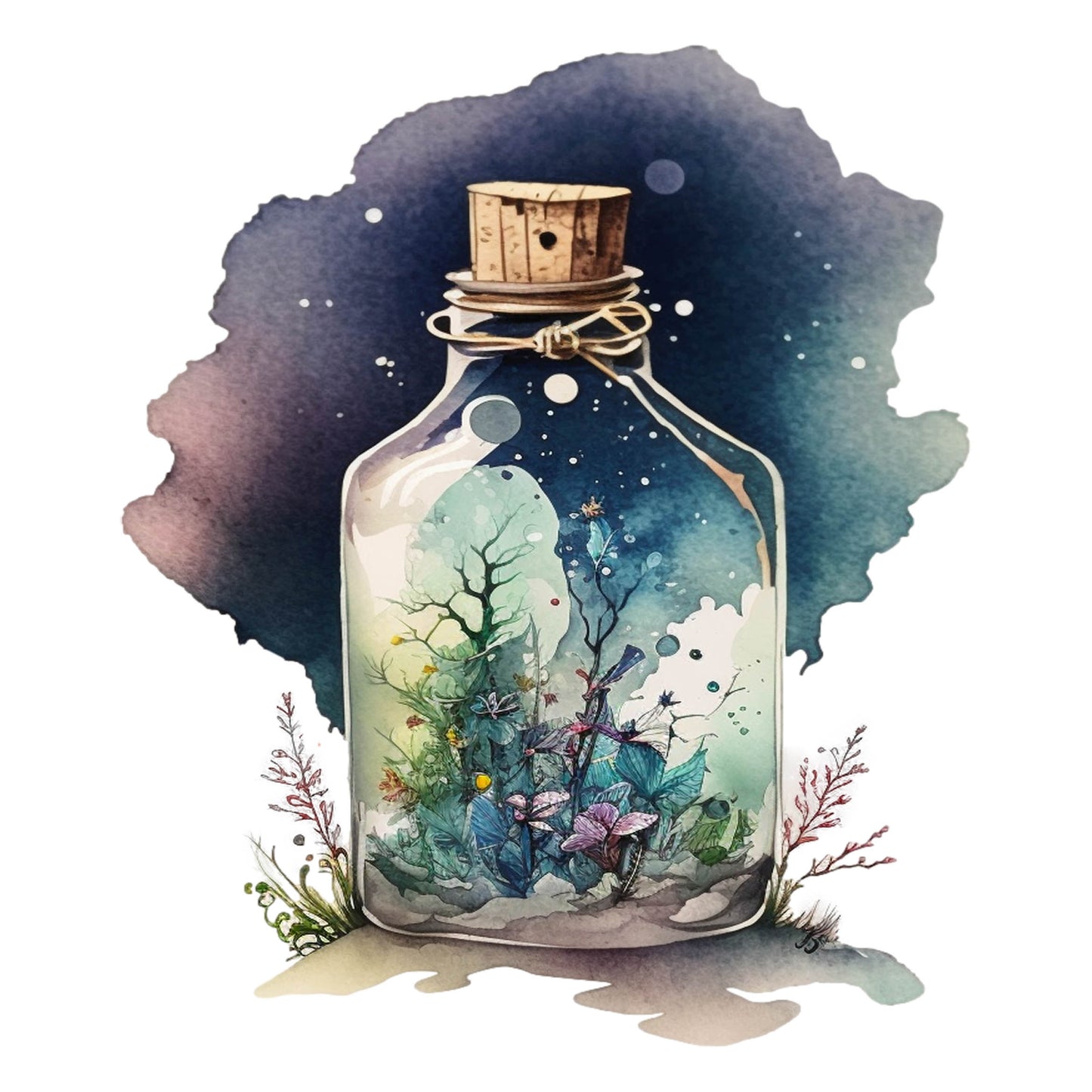 Bügelbild Magic Bottle 1