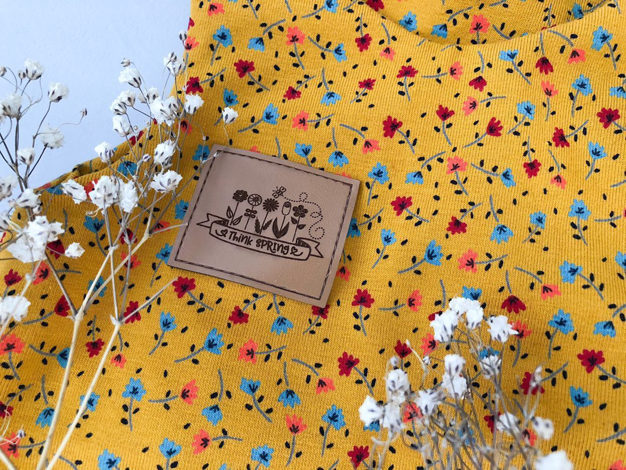 Kunstleder Patch Think spring