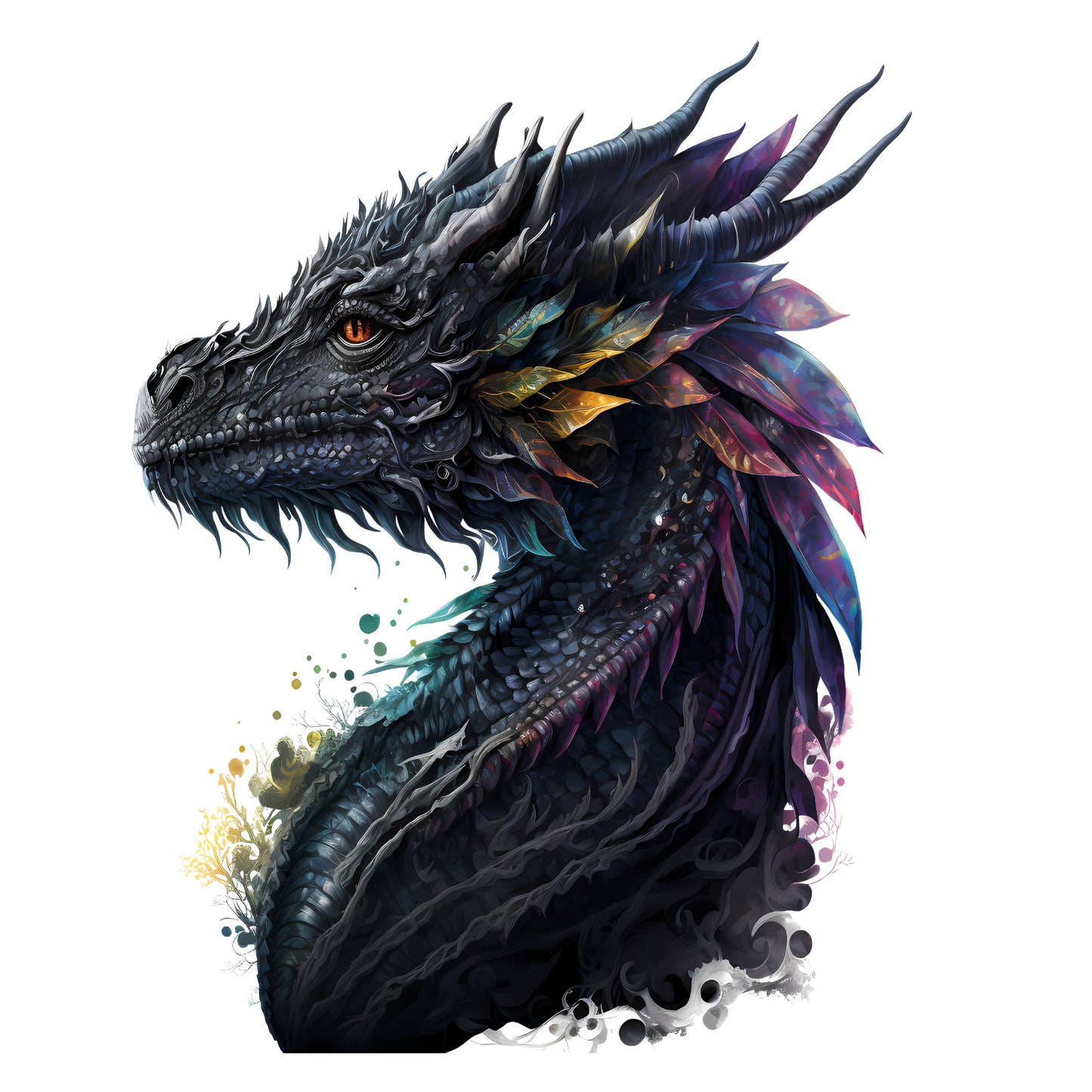 Bügelbild Drachen 4
