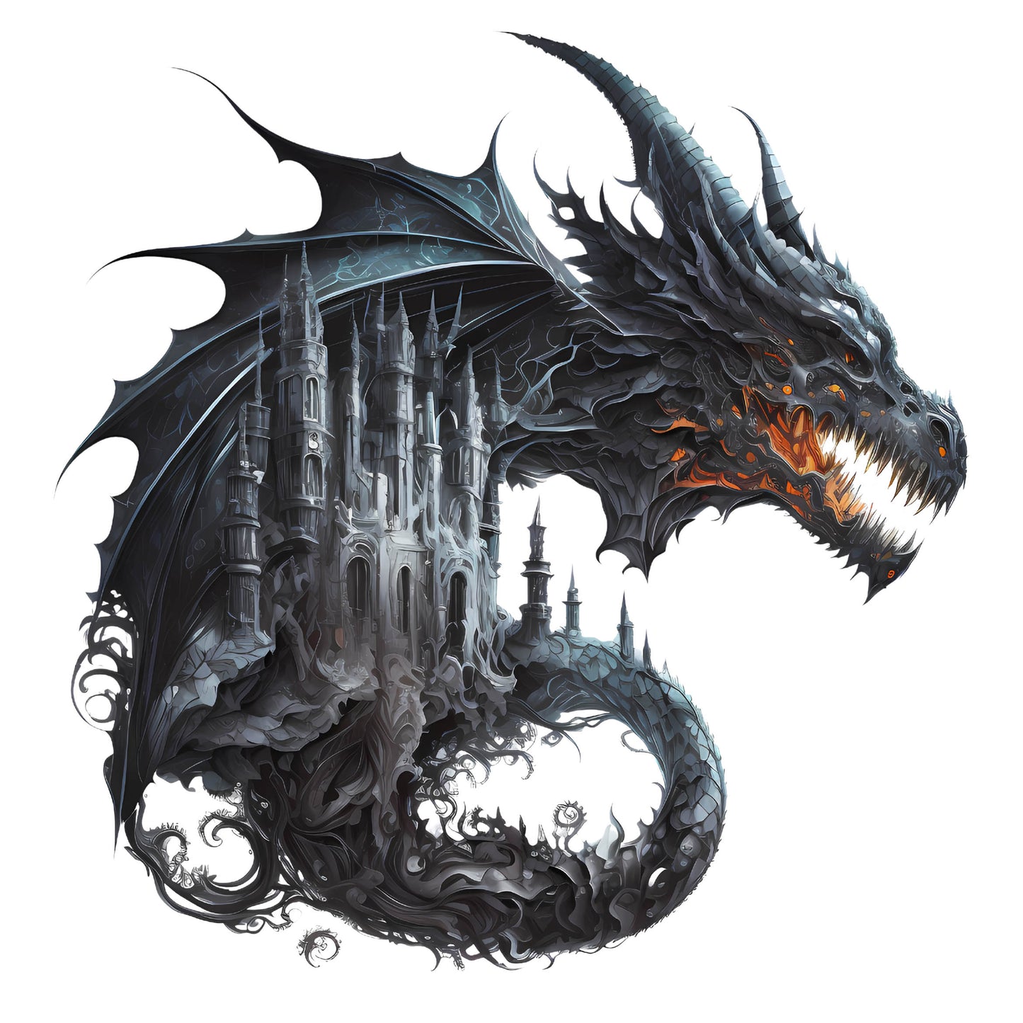 Bügelbild Drachen 5