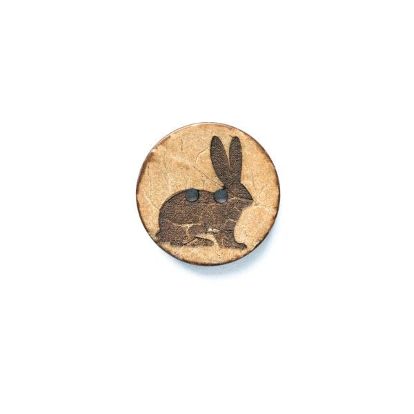 Set Kokosknopf Hase 25 mm