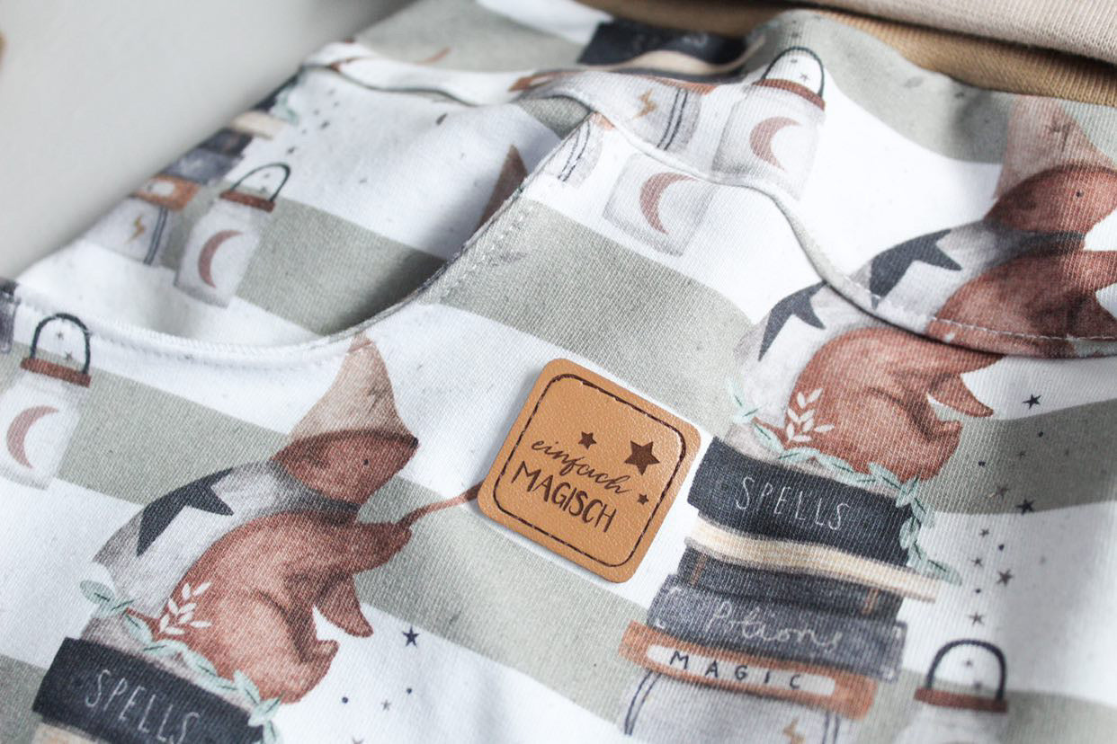 Kunstleder Patch mit einfach magisch