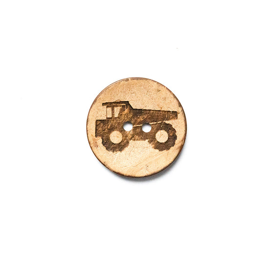 Set Kokosknopf Kipplaster 25mm