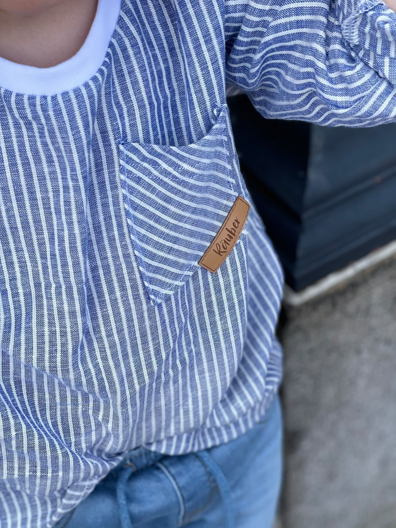 Kunstleder Patch mit Räuber