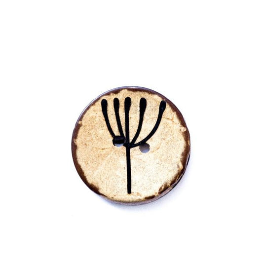 Set Kokosknopf Blume 2 25 mm