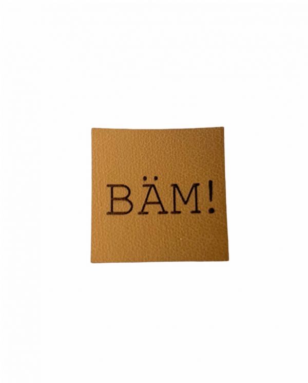 Kunstleder Patch mit BÄM!