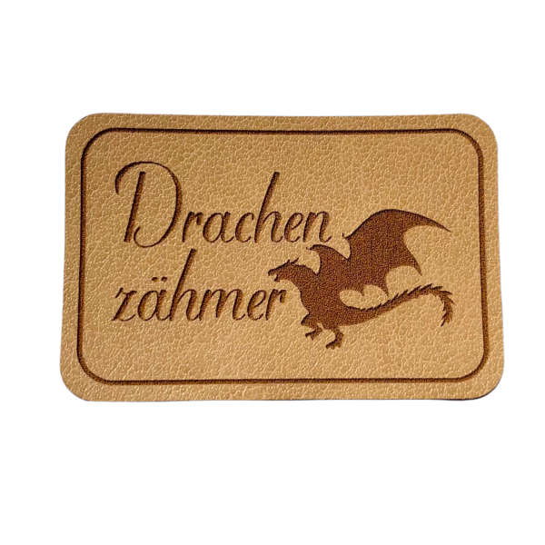 Kunstleder Patch Drachenzähmer
