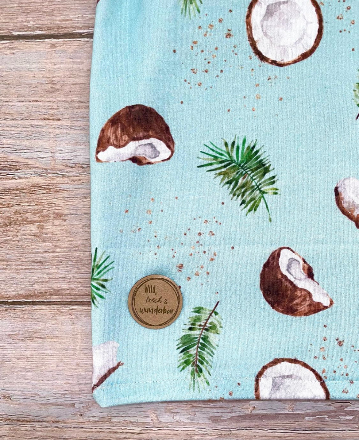 Kunstleder Patch mit wild frech & wunderbar