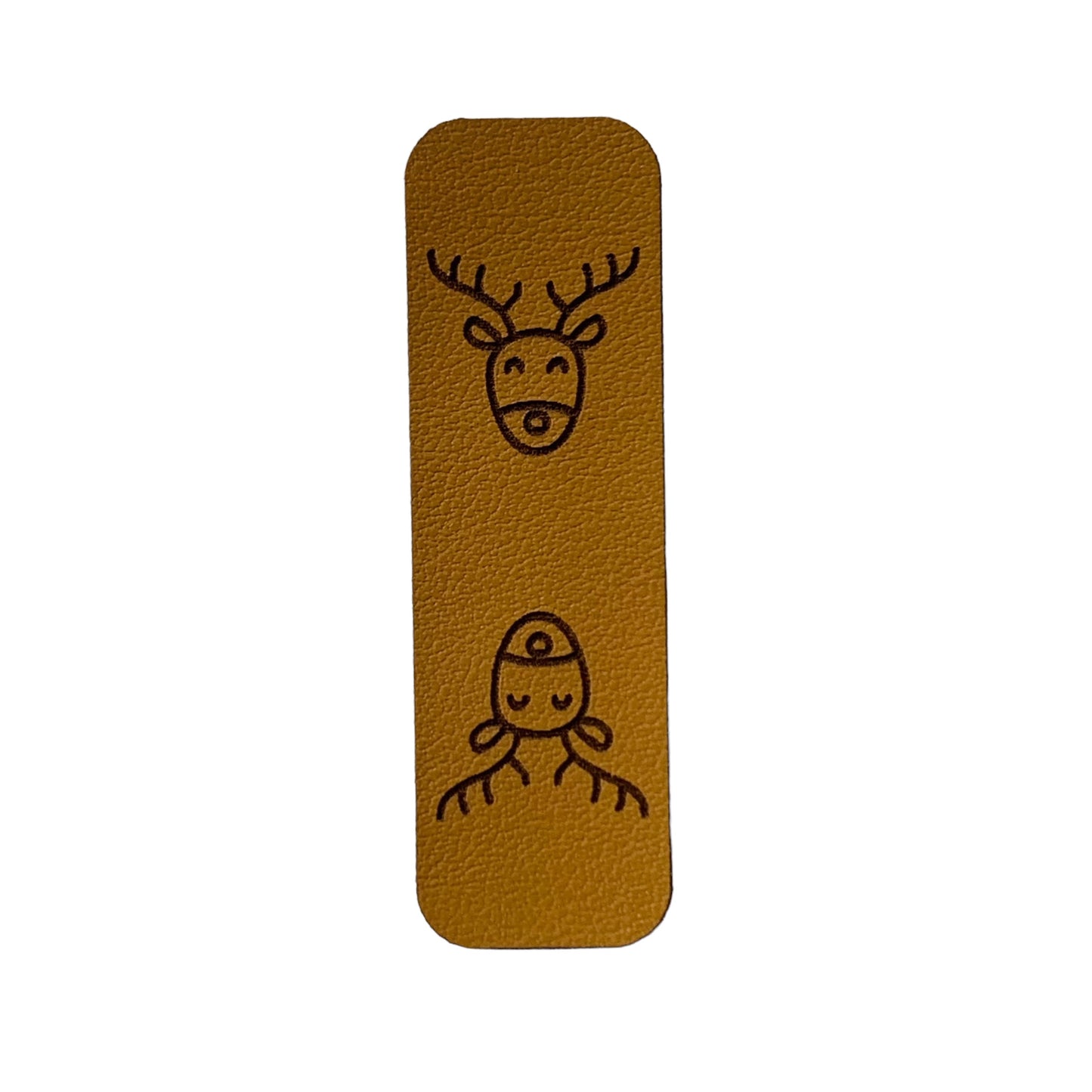 Kunstleder Patch Rentier