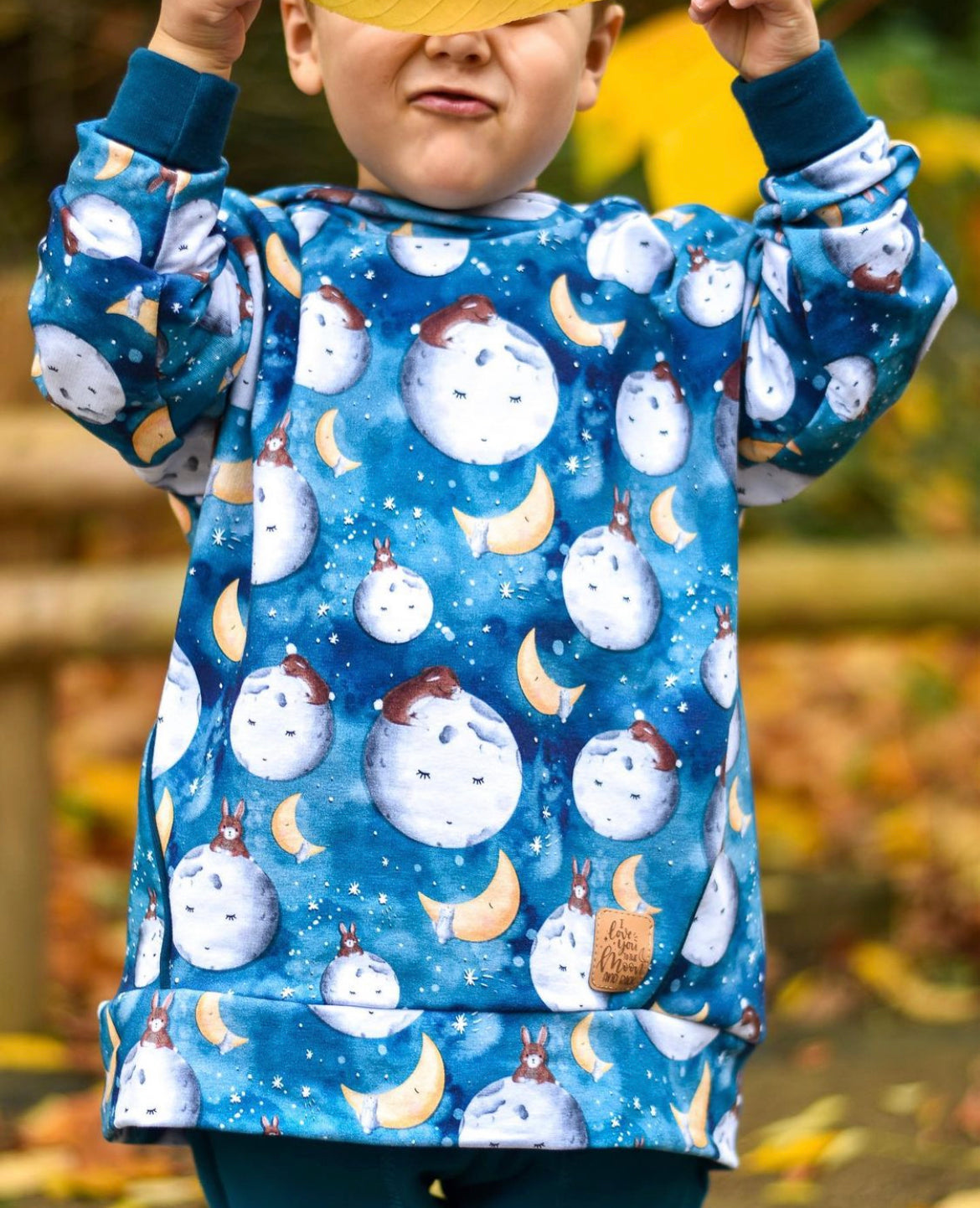 I love you to the moon-Blue