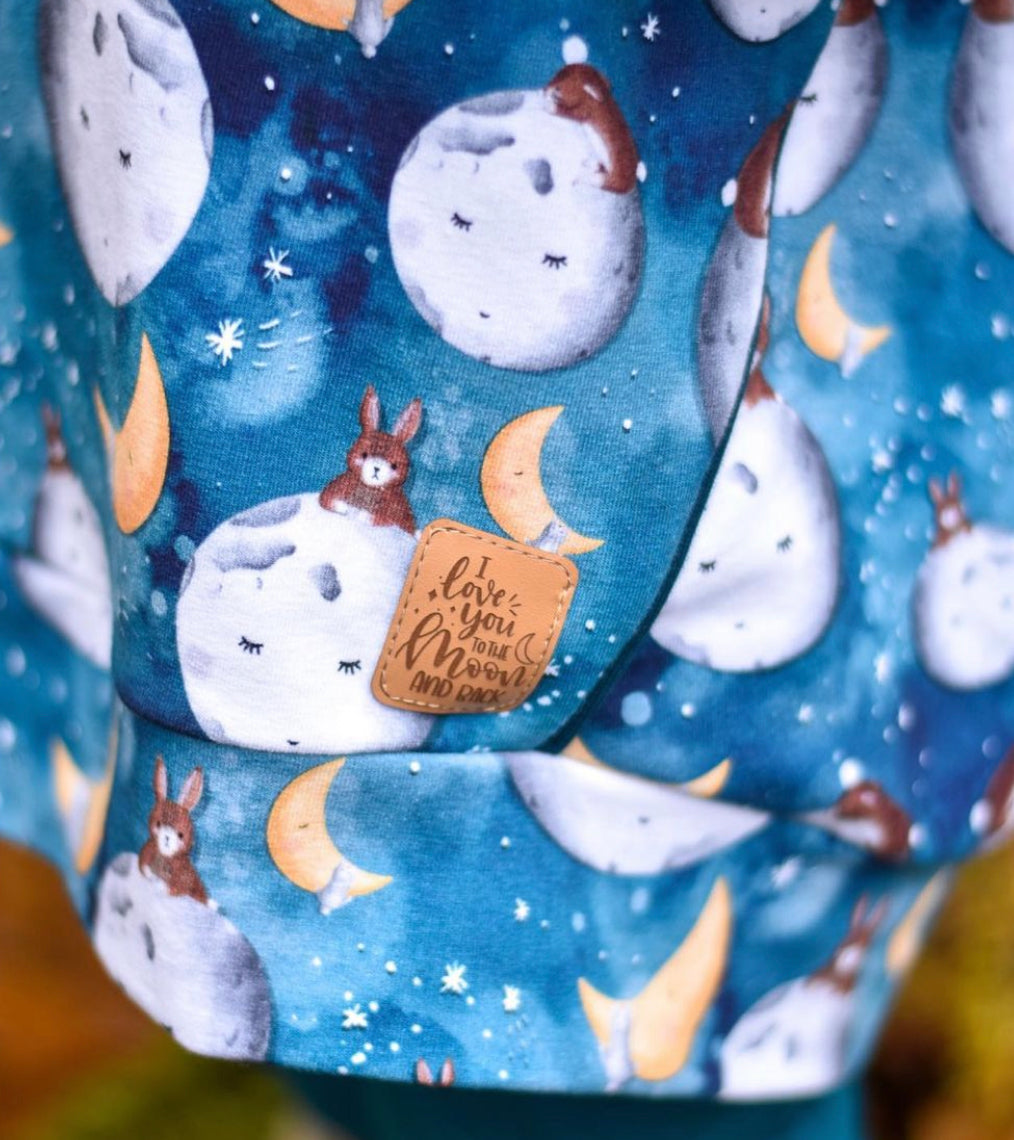 I love you to the moon-Blue