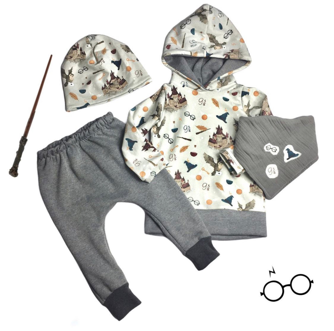 Magische Schule Grau