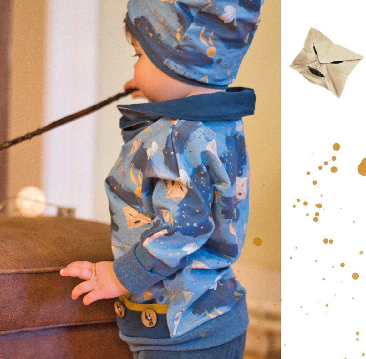 Magische Briefe Blau