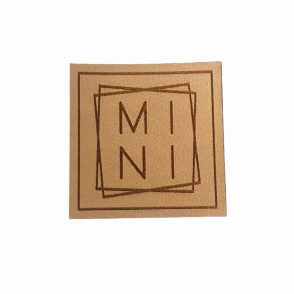 Kunstleder Patch mit Mini