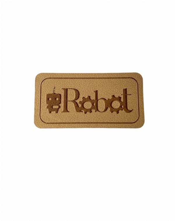 Kunstleder Patch mit Robot