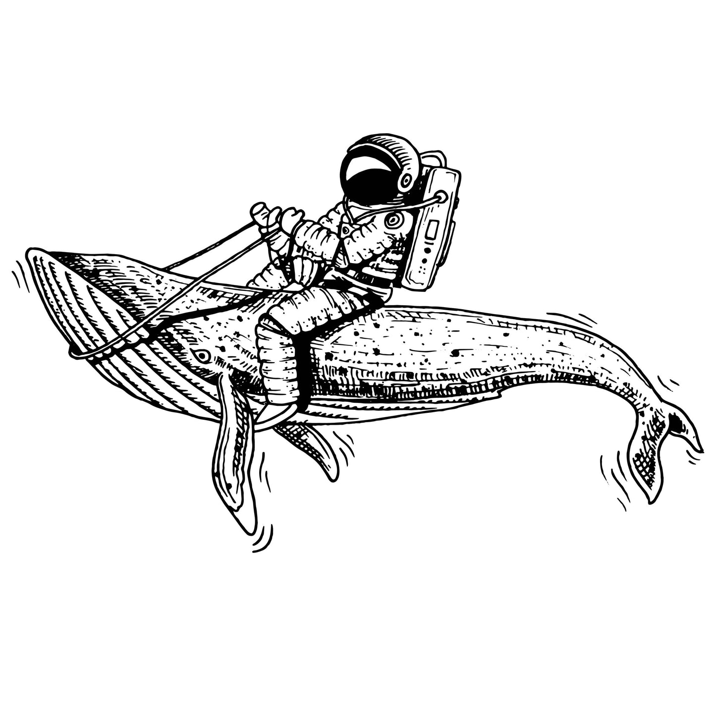 Bügelbild Walreiter