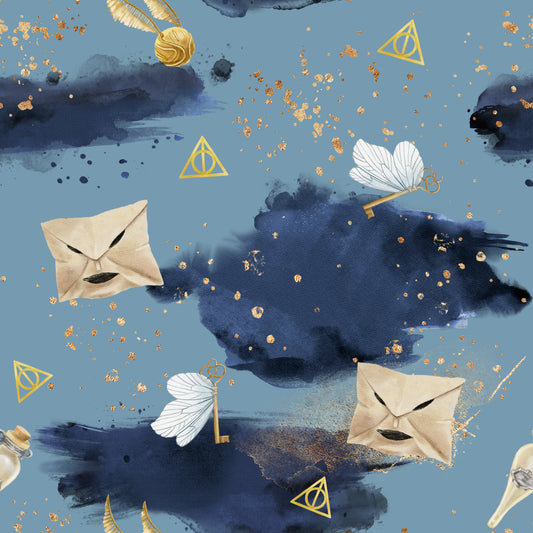 Magische Briefe Blau