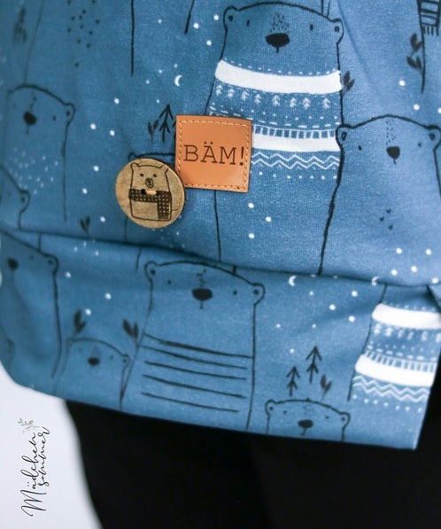 Kunstleder Patch mit BÄM!